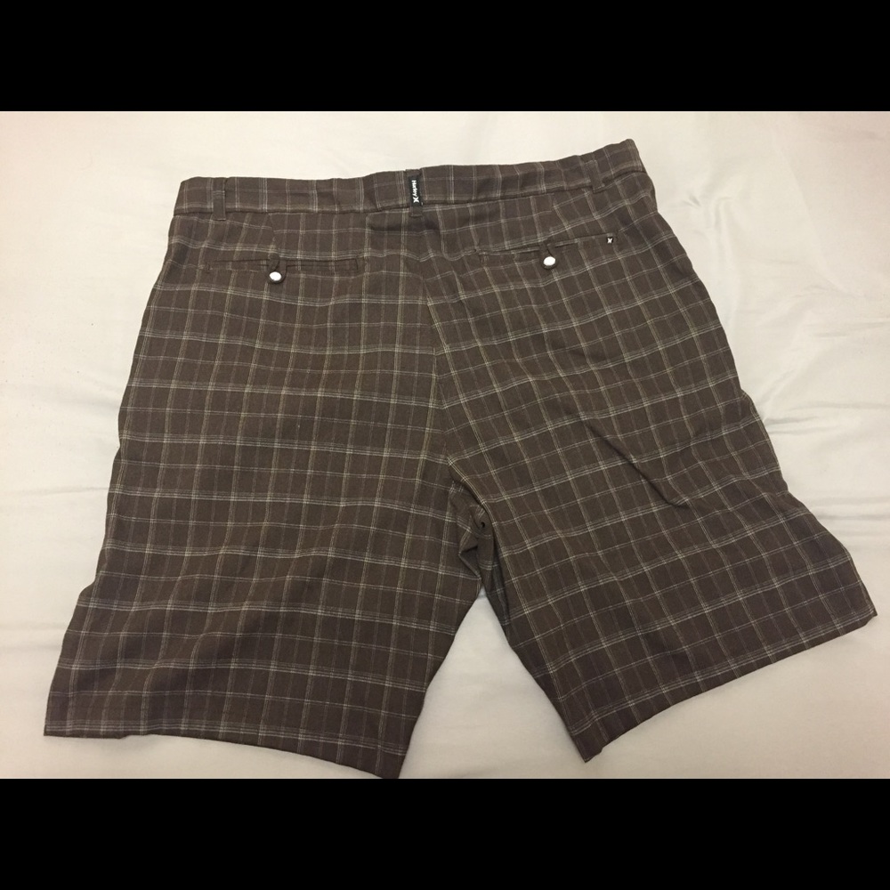 Hurley Vintage Style Plaid Shorts